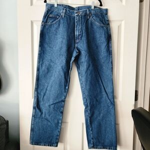 Wrangler Men's Regular Fit Blue Jeans